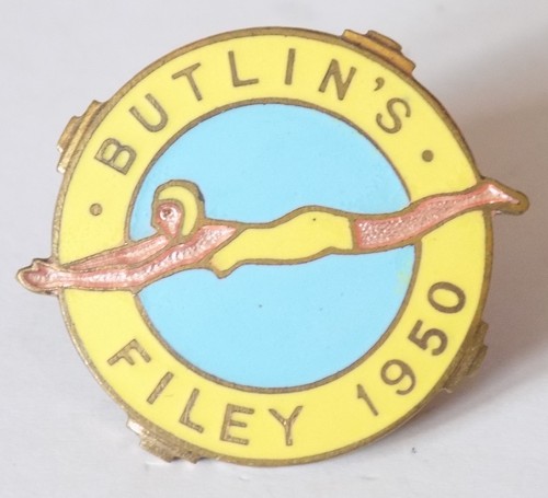 Butlins holiday camp badge - butlins,
