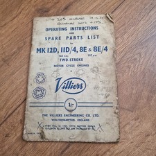 Vintage Villiers Mark  12D