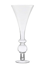 Apollo Flared Clear Glass Vase