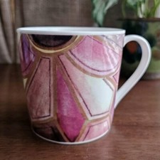Art Deco Design Floral Mug