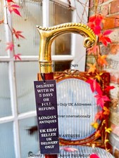 Brass Curved Crook & Fritz