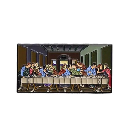 Last supper enamel pin badge - supper,