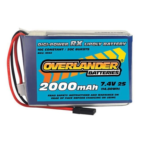 Overlander 2000mah 2s - 2000mah, 7.4v