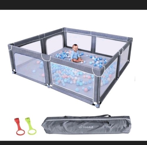Baby playpen 70x59 - 70x59, grey