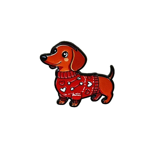 Fabulous dachshund dog wearing - fabulous,