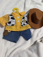 Disney Toy Story Sheriff Woody Build-A-Bear with Hat Clothing Bundle 