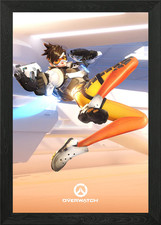 Tracer Framed Wall Art Poster