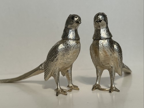 Vintage pair silver plate - pair,