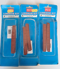 Peco NB-39 N Gauge Model Railway Plate Girder Bridge Sides - 3 Sealed Packs