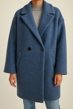 Oversized Wallis Boucle Coat – UK 12