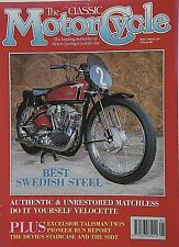  The Classic Motorcycle May 1990  Excelsior "Talisman", Matchless 39X, Husqvarna