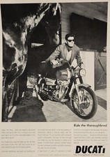 1967 Ducati 350 Sebring Motorcycle Print Ad