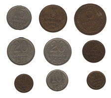 Russia kopek coins - kopek, –