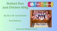 STOBART RAW DOG FOOD FROZEN 454g X 10,20,30 OR 60 Just Chicken ** FREE DELIVERY