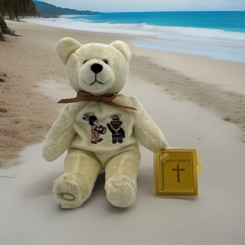 Vintage holy bears plush - plush,