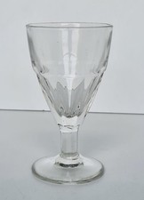 Vintage Thick Glass Goblet For Wine Or Absinthe From The 19th Century