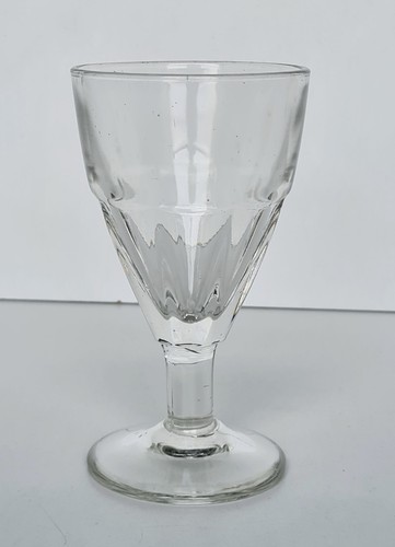 Vintage thick glass - thick, goblet