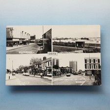 Erith Postcard C1960 Real Photo Kent New Shopping Centre Flats Classic Cars