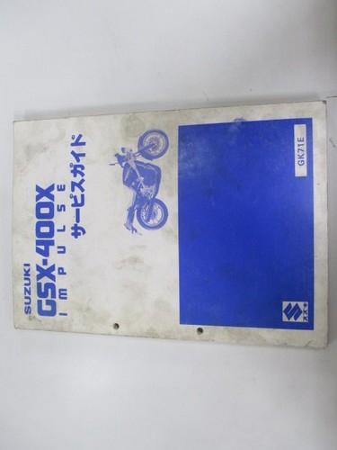 Suzuki gsx400x impulse - suzuki, service