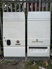 2x 2020 Fiat Ducato rear doors white cargo Peugeot Boxer Citroen Relay back door