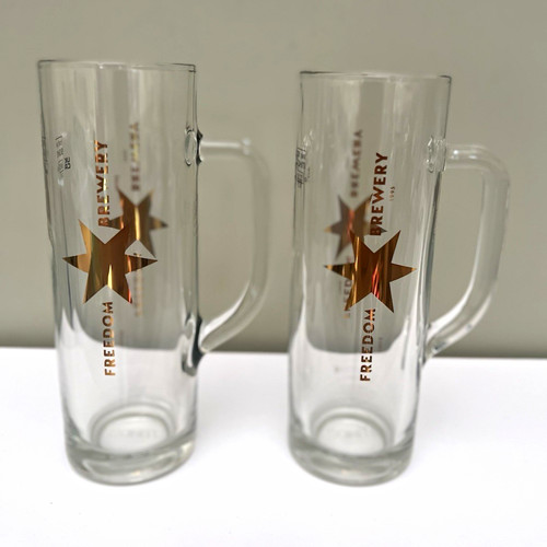 Freedom brewery glass pint - freedom,