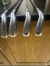 PING G425 IRONS,  7-PW, graphite regular shafts.  Red Dot