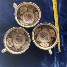 Three Regency Teacups Bone