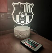 3D Acrylic Night LED Light Football team lamp Table Desk Lamp 16 Colour Gifts