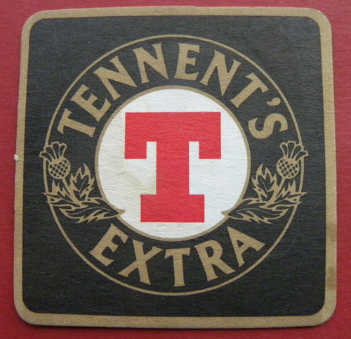 Tennents beer mat - tennents,