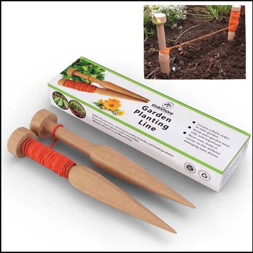 Garden planting line wooden - garden,