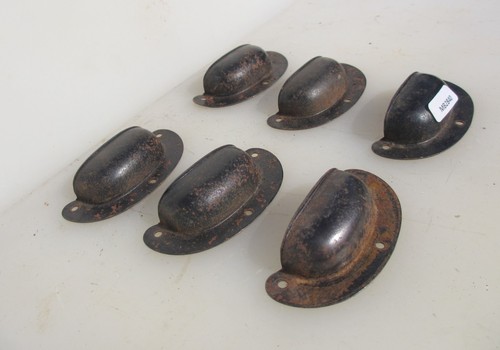 Vintage iron drawer - iron, cup