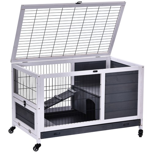Pawhut rabbit cages guinea - pawhut, cages,