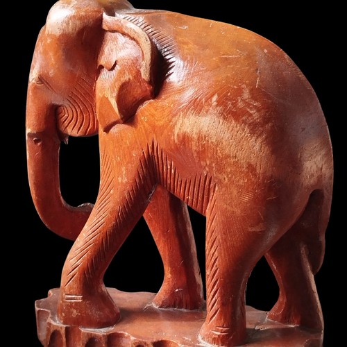Large vintage hand carved - vintage,