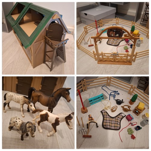 Schleich stable paddock - stable,,