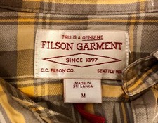 Filson Men’s Plaid Trail