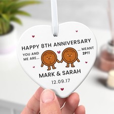 Personalised 8th Bronze