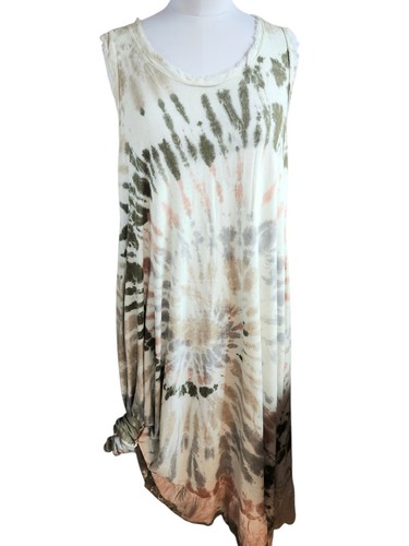 Tie dye loose flowy maxi - tie,