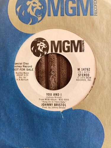 Johnny bristol you - and,