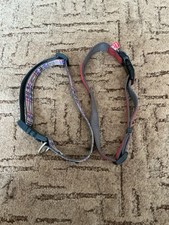 2 LARGE DOG COLLARS , PET FACE AND 3 PEAKS. 