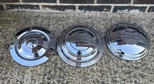 3 Different Vintage Hub Caps