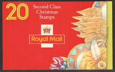 LX7 1994 Christmas Barcode Booklet 20 x 2nd class (19p) - complete - No Cylinder
