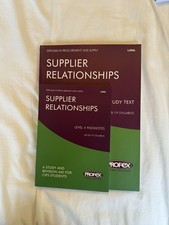 Cips Level 4Supplier Relationships (L4M6)  Study Text and pass notes