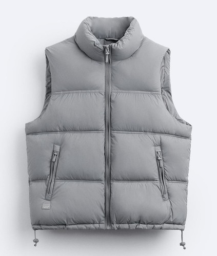 Men light grey - grey, puffer