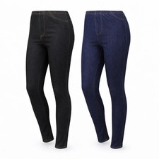 VR7  Women Stretchy Denim Look