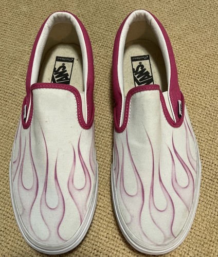 Custom slip vans shoes - slip, on