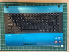 SONY VAIO PCG-61211M PALMREST TOUCHPAD BLUE WITH KEYBOARD G85