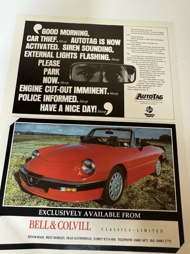 Original vintage alfa romeo - original,