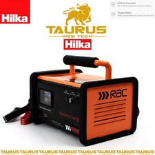 RAC 12 Amp Battery Charger DIY 6-12 Volt Car & Motorcycle Batteries UK FREE P&P
