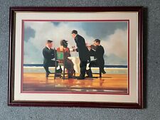 Framed Wall Art ( Jack Vettriano ) Elegy For A Dead Admiral  Size: L91 x H68 cms