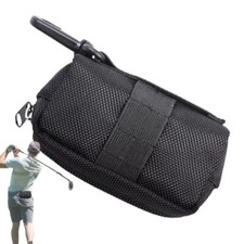 Golf Small Waist Bag Golf Tee Holder Carry Pouch Oxford Cloth Storage Pocket